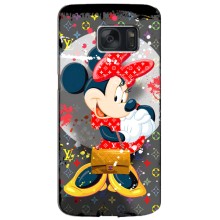 Чехол Disney Mouse Samsung Galaxy S7 / G930 (PREMIUMPrint) – Minni с бантиком