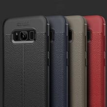 Чехол Miami Skin Shield с имитацией кожи для Samsung Galaxy S8+ (Красный)