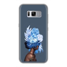 Чехлы (ART) Цветы на Samsung Galaxy S8 Plus, G955 (VPrint) (Цветы на голове)