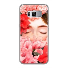 Чехлы (ART) Цветы на Samsung Galaxy S8 Plus, G955 (VPrint) (Глаза в цветах)