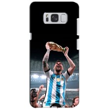 Чехлы Лео Месси Аргентина для Samsung Galaxy S8 Plus, G955 (Счастливый Месси)