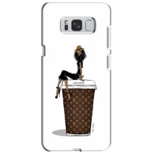 Чехлы Луи Витон для Samsung Galaxy S8 Plus, G955 (AlphaPrint - LOUIS VUITTON) (кофе LOUIS VUITTON)