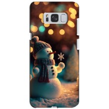 Чехлы на Новый Год Samsung Galaxy S8 Plus, G955 (Снеговик праздничный)