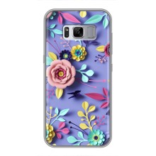 Чехлы с Цветами для Samsung Galaxy S8 Plus, G955 (VPrint) (Цветочный дизайн)