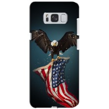 Чехол Флаг USA для Samsung Galaxy S8 Plus, G955 – Орел и флаг