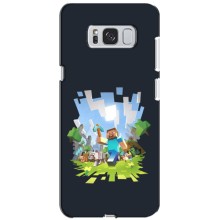 Чехол Майнкрафт на Samsung Galaxy S8 Plus, G955 (AlphaPrint) Minecraft – персонажи Minecraft