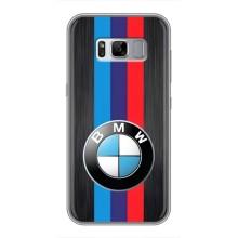 Чехол для Самсунг Галакси С8 Плюс G955 - с принтом БМВ (AlphaPrint) – Лого BMW