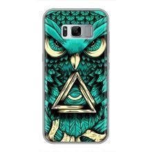 Чехол с птицами на Samsung Galaxy S8 Plus, G955 (VPrint) (Сова с глазом)