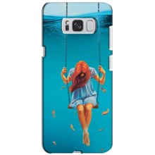 Чехол Стильные девушки на Samsung Galaxy S8 Plus, G955 (Девушка на качели)