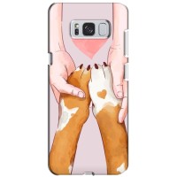 Чехол (ТПУ) Милые собачки для Samsung Galaxy S8 Plus, G955 – Любовь к собакам
