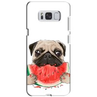 Чехол (ТПУ) Милые собачки для Samsung Galaxy S8 Plus, G955 – Смешной Мопс