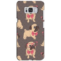 Чехол (ТПУ) Милые собачки для Samsung Galaxy S8 Plus, G955 (Собачки Мопсики)
