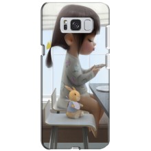 Дівчачий Чохол для Samsung Galaxy S8 Plus, G955 (ДІвчина з іграшкою)
