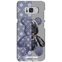 Крутые Чехлы Луи Виттон для Samsung Galaxy S8 Plus, G955 (AlphaPrint) (Робот Мишка)