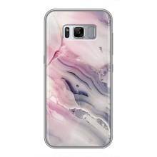 Мраморный чехол на Samsung Galaxy S8 Plus, G955 (VPrint) (Пурпурный Мрамор)