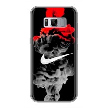 Силиконовый Чехол на Samsung Galaxy S8 Plus, G955 с картинкой Nike (Nike дым)