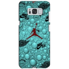 Силиконовый Чехол Nike Air Jordan на Самсунг С8 Плюс (Джордан Найк)