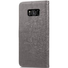 Шкіряний чохол (книжка) Art Case з візитницею для Samsung G950 Galaxy S8 – Сірий