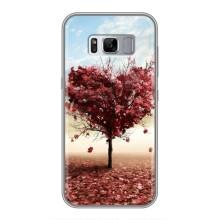 Чехлы для любимой на Samsung Galaxy S8, G950 (VPrint) (Дерево серце)