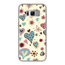 Чехлы для любимой на Samsung Galaxy S8, G950 (VPrint) (Сердечки)
