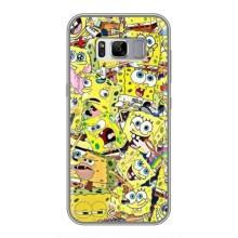 Чехол Губка Боб для Самсунг Гелекси С8, Ж950 – Эмоции Спанч Боба