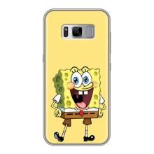 Чехол Губка Боб для Самсунг Гелекси С8, Ж950 – Веселый Спанч Боб