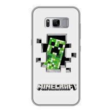 Чохол Майнкрафт на Samsung Galaxy S8, G950 (AlphaPrint) Minecraft (кріпер Майнкрафт)