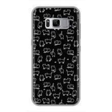 Чехол с принтом для Samsung Galaxy S8, G950 (AlphaPrint) Модные коты (Меленькие котики)