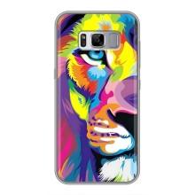 Чохол з картинкою ЛЕВ для Samsung Galaxy S8, G950 (VPrint) (Яскравий Лев)