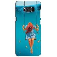 Чехол Стильные девушки на Samsung Galaxy S8, G950 (Девушка на качели)
