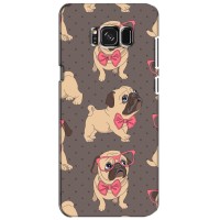 Чехол (ТПУ) Милые собачки для Samsung Galaxy S8, G950 – Собачки Мопсики