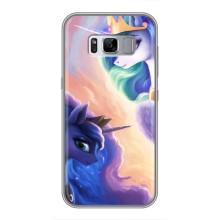 Чехол Unicorn на Samsung Galaxy S8, G950 (Единорожки на тучках)