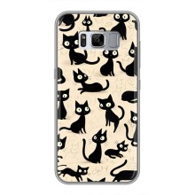 Чехол с рисунком кот на Samsung Galaxy S8, G950