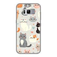 Чехол с рисунком кот на Samsung Galaxy S8, G950 – Коллаж котов