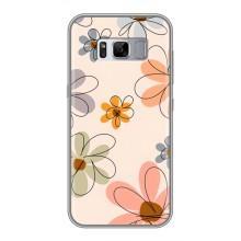 Чехол с цветочным принтом на Самсунг Гелекси С8, Ж950 – Разноцветные цветы