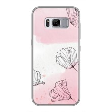Чехол с цветочным принтом на Самсунг Гелекси С8, Ж950
