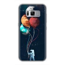 Космічні Чохли для Samsung Galaxy S8, G950 (VPrint) (Планети кульки)