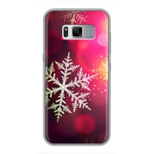 Новорічні Чохли для Samsung Galaxy S8, G950 (VPrint) (Сніжинка)