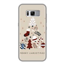 Рождественские Чехлы для Samsung Galaxy S8, G950 (VPrint) (Merry Christmas)