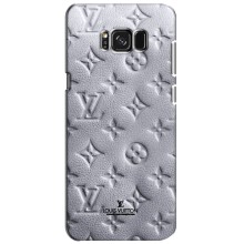 Текстурный Чехол Louis Vuitton для Самсунг С8 – Белый ЛВ
