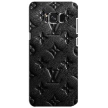 Текстурный Чехол Louis Vuitton для Самсунг С8 – Черный ЛВ