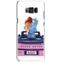 Силіконовый Чохол на Samsung Galaxy S8, G950 з картинкой Модных девушек (Дівчина на машині)