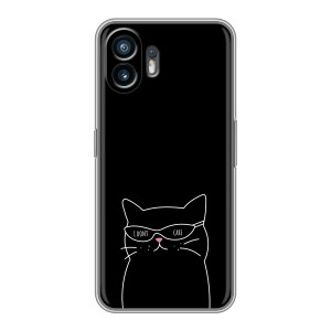Чехол с рисунком кот на Samsung Galaxy XCover7 Pro