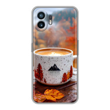 Чехол с уникальным дизайном «Осень с кофе» для Samsung Galaxy XCover7 Pro – Кофе на природе