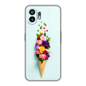 Чохли з тематикою "КВІТИ" на Samsung Galaxy XCover7 Pro (Квітка-морозиво)