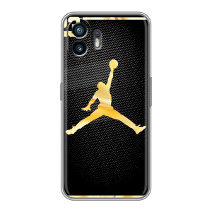 Силіконовый Чохол Nike Air Jordan на Самсунг Галаксі ІксКовер7 Про (Джордан 23)