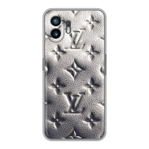 Текстурный Чехол Louis Vuitton для Самсунг Галакси ИксКовер7 Про (Бежевый ЛВ)