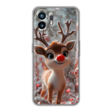 Яркий чехол для Samsung Galaxy XCover7 Pro с Зимними Оленятами