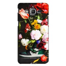 Брендновые Чехлы для Samsung J2 Prime, G532 - (PREMIUMPrint) – Nike цветы