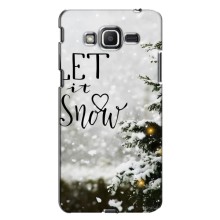 Новогодние, Праздничные Чехлы для Samsung J2 Prime, G532 - 2024 год – Let it snow